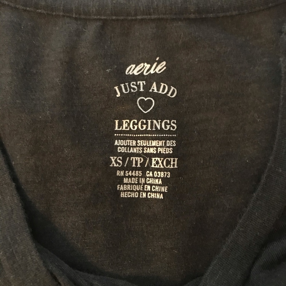 Aerie Ruffle Legging Tee in Black 🖤 - Picture 4 of 5